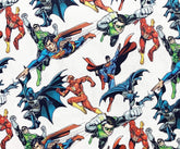 Justice league Cotton Fabric by Little Johnny